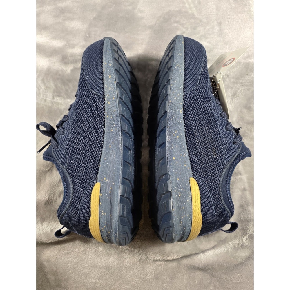 NEW Skechers‎ Women's Bulkin Comp Toe Work Safety Shoe Size 7 Navy/Gold - Picture 8 of 10